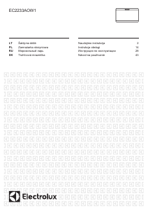 Руководство Electrolux EC2233AOW1 Морозильная камера
