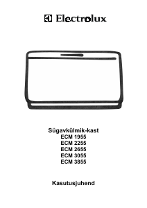 Kasutusjuhend Electrolux ECM2255 Sügavkülmik