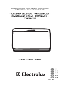 Használati útmutató Electrolux ECM2654 Fagyasztó