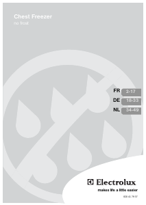 Mode d’emploi Electrolux ECM3571 Congélateur