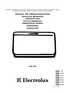 Használati útmutató Electrolux ECM3858 Fagyasztó