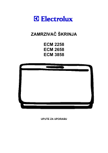 Priručnik Electrolux ECM3858 Zamrzivač