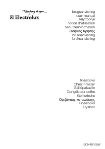 Bedienungsanleitung Electrolux ECN40105W Gefrierschrank