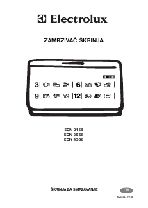 Priručnik Electrolux ECN4058 Zamrzivač