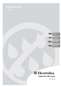 Brugsanvisning Electrolux ECS2070 Fryser