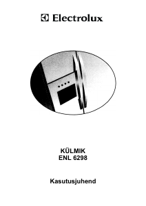 Kasutusjuhend Electrolux ENL6298X Sügavkülmik