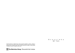 Návod Electrolux EU7120C Mraznička