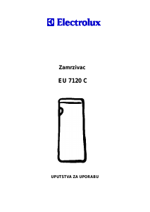 Priručnik Electrolux EU7120C Zamrzivač