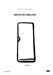 Návod Electrolux EU7717C Mraznička