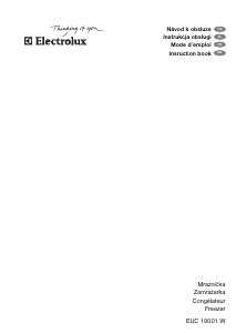 Instrukcja Electrolux EUC19001W Zamrażarka