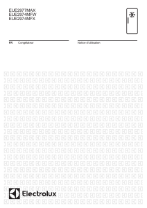 Mode d’emploi Electrolux EUE2974MFW Congélateur