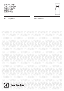 Mode d’emploi Electrolux EUE2974MFX Congélateur