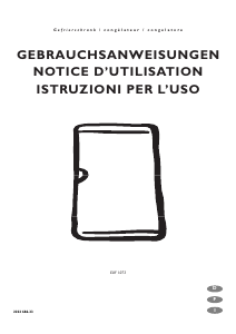 Mode d’emploi Electrolux EUF1073 Congélateur