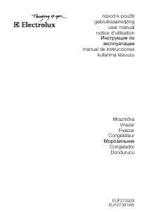 Manuál Electrolux EUF27391W5 Mraznička