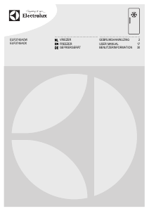 Bedienungsanleitung Electrolux EUF2745AOW Gefrierschrank