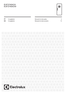 Manual Electrolux EUF2745AOW Congelador