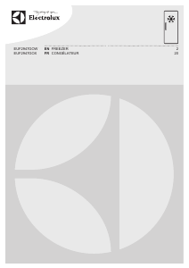 Handleiding Electrolux EUF2947GOW Vriezer