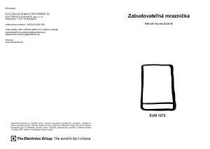 Návod Electrolux EUN1272 Mraznička