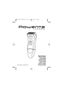 Handleiding Rowenta RF5210 Lissea Scheerapparaat