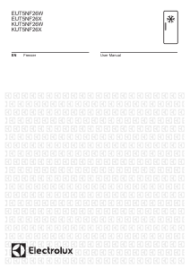 Manual Electrolux EUT5NF26X Freezer