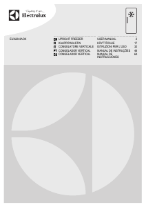 Manuale Electrolux EUX2243AOX Congelatore