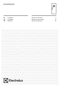 Manual Electrolux EUX2245AOX Congelador