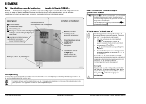 Handleiding Siemens Landis and Staefa RDD10 Thermostaat