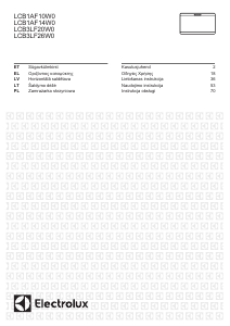Kasutusjuhend Electrolux LCB1AF10W0 Sügavkülmik