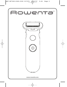 Manuale Rowenta RW7360 Lissea Rasoio elettrico