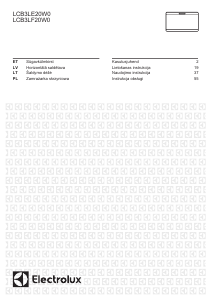 Rokasgrāmata Electrolux LCB3LE20W0 Saldētava