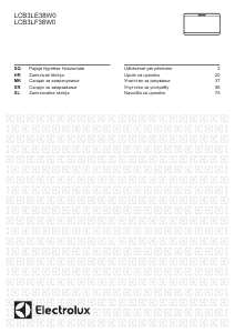 Priručnik Electrolux LCB3LE38W0 Zamrzivač