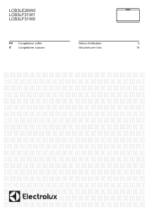 Manuale Electrolux LCB3LF31W0 Congelatore