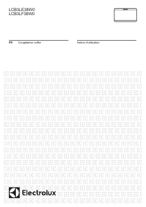 Mode d’emploi Electrolux LCB3LF38W0 Congélateur