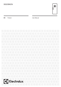 Manual Electrolux SG235NCN Freezer