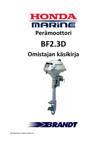 Käyttöohje Honda BF2.3D Perämoottori