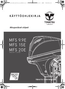 Käyttöohje Tohatsu MFS15E Perämoottori