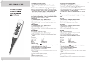 Bruksanvisning Proove HP1012 Termometer