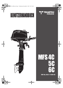 Bedienungsanleitung Tohatsu MFS4C Aussenborder