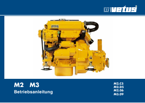 Bedienungsanleitung Vetus M3.09 Bootsmotor