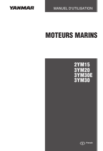 Mode d’emploi Yanmar 2YM15 Moteur de bateau