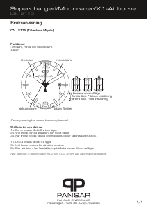 Bruksanvisning Pansar Analog Armbandsur