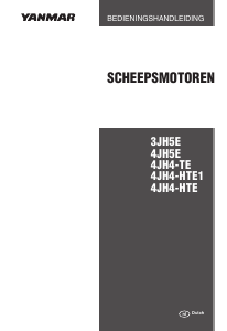 Handleiding Yanmar 4JH5E Scheepsmotor