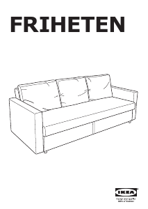 Manuál IKEA FRIHETEN (3 seat) Válenda