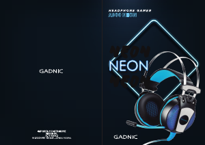 Manual de uso Gadnic ABLUE087 Headset