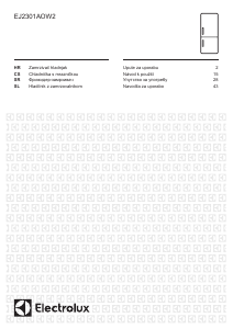 Manuál Electrolux EJ2301AOW2 Lednice s mrazákem