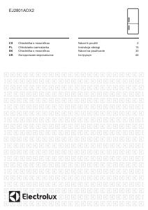 Manuál Electrolux EJ2801AOX2 Lednice s mrazákem