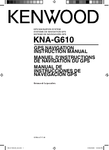 Handleiding Kenwood KNA-G610 Navigatiesysteem