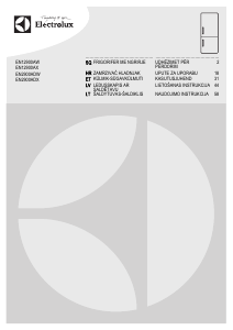 Vadovas Electrolux EN2900ADX Šaldytuvas-šaldiklis