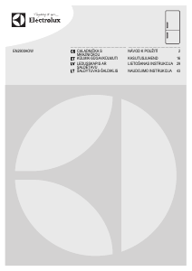 Manuál Electrolux EN2900AOW Lednice s mrazákem