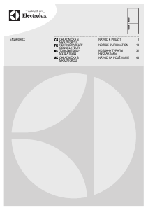 Manuál Electrolux EN2900AOX Lednice s mrazákem